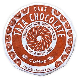 Taza Chocolate Organic Mexicano Disc 55% Dark Chocolate, Coffee, 2.7 Ounce (1 Count), Vegan