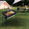 FTUREPAC Barbecue Charcoal Grill Stainless Steel Folding Portable BBQ Tool