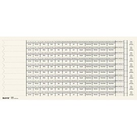 Leitz 61620001 Organisation Strips for Alpha Hanging Files Scale 3+4 Set of 100 White