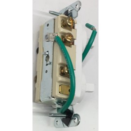 P&S 696-WG P&S COMBINATION DEVICE TWO SWITCHES (1 POLE & 3 WAY) 15A, 120/277VAC GROU