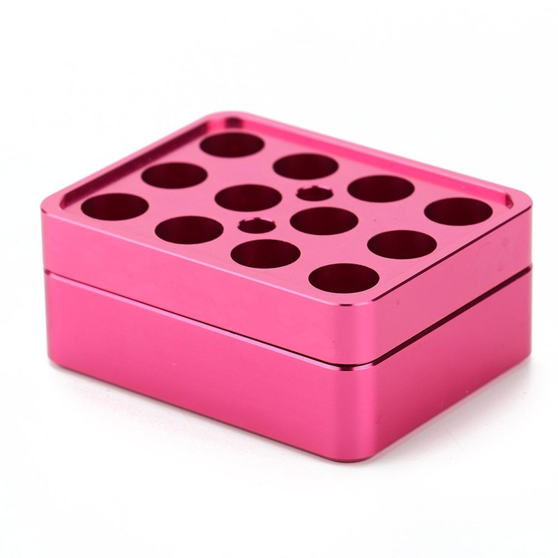 12 holes 9.3mm DIY AluminumLipstick Mold Lipstick Fill Mold Making