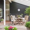 Indoor Outdoor Thermometer Hygrometer - Waterproof Hanging Wall Thermometer Decorative