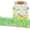Wonmon 49.2 Feet Spring Bulletin Board Border Roll, Spring Flower