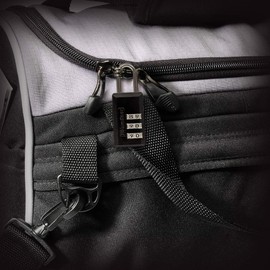 Master Lock Set Your Own Combination Luggage Lock, 2 count (Pack of 1), Black