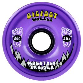 TGM Skateboards Bigfoot Longboard Wheels 76MM 80A SHR Mountain Cruisers Translucent Purple
