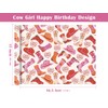 WRAPAHOLIC Cowgirl Birthday Wrapping Paper Roll - Mini Roll -
