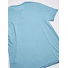 Lucky Brand Mens Venice Burnout Notch Neck Tee T-Shirt, Delphinium
