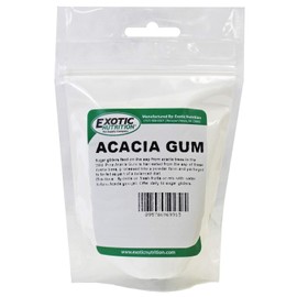 Exotic Nutrition Acacia Gum (4 oz.) - Healthy Natural Native Treat - Pure Acacia Gum Powder - for Sugar Gliders, Marmosets & Other Gummivores