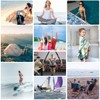 Miss Rui Microfiber Quick Dry Beach Towel, Extra Large 180x80cm