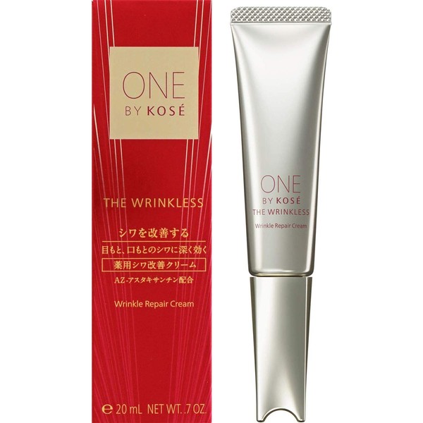 ONE BY KOSE The Linkless Medicated Wrinkle Improvement Cream, Colorless,