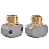 Sanpaint Zinc and Brass Male Clamp Coupling,Fits 3/4" or 5/8"