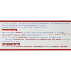 Mixa, Creates repair, intensive for dry skin and brittle areas - 50 ml