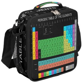 Pardick Kids Lunch Bags Insulated Lunch Box for Boys Chemistry Periodic Table Lunch Bag with Adjustable Shoulder Strap Reusable Leakproof kids Lunch Cooler Bag for School Picnic Work