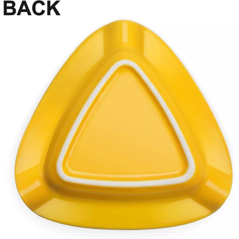 CIGARFEAST Cigar Ashtray Triangle- Large Rest Outdoor Cigars Ashtray for