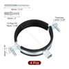 QUARKZMAN Pack of 4 Adjustable Pipe Holder Clamps, 3 Inch