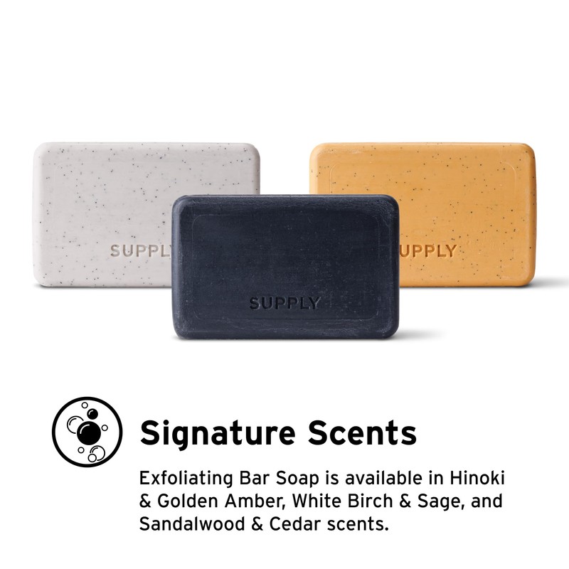 Supply Exfoliating Bar Soap for Men – Mens Bar Soap