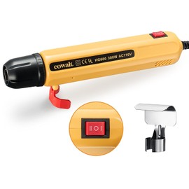 Mini Heat Gun 380W – Dual Temp Hot Air Tool with Long 4.9ft Cable & Nozzle for Phone Repair, Vinyl Wrap, Shrink Tubing, DIY Crafts, Embossing, Candle Making – Portable & Overload Protected