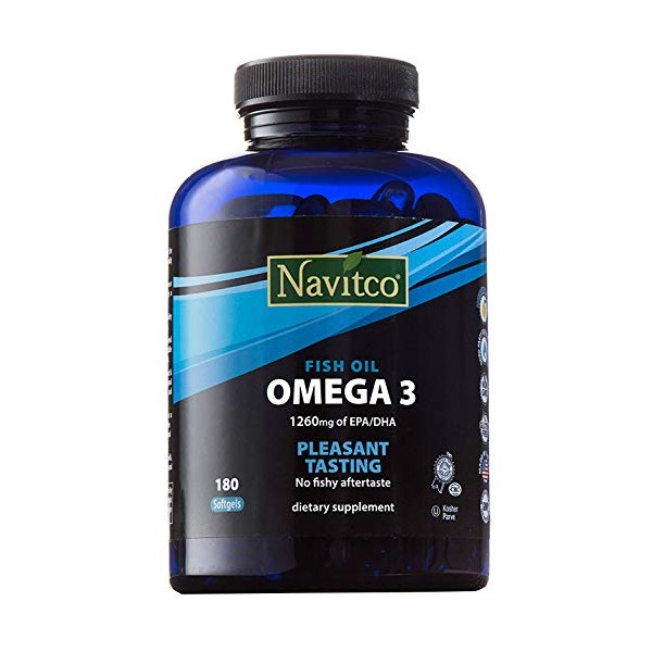 Navitco Omega-3 Fish Oil 3000 mg - 180 Softgels