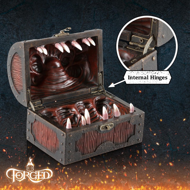 Forged Dice Co. Mimic Chest Dice Storage Box - Holds