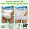 Menpol Adult Diaper Covers Waterproof, Leakproof Incontinence Plastic Pants Protective,