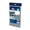 Domopak Living 8001410070692 Set 3 Travel Vacuum Pouches Medium, Transparent,
