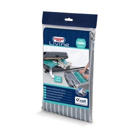 Domopak Living 8001410070692 Set 3 Travel Vacuum Pouches Medium, Transparent, Plastic, 0.2 x 40 x 50 cm