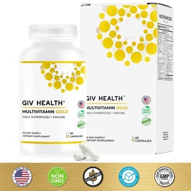 Multivitamin Gold by GIV Health – Advanced Superfood & Immune Support Supplement for Men & Women