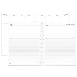 2026 TUL® Discbound Weekly/Monthly Planner Refill Pages, Letter Size, January To December