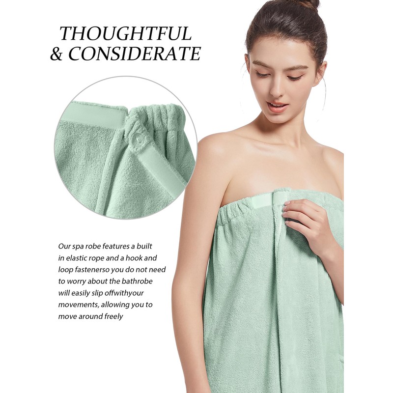 Women'S Soft Wrap Towel Full Length,Bath Robe After Shower Female