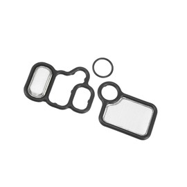 INFINAUTO VTEC Solenoid Gasket Spool Valve Filter Screen Fit for Honda CRV with O-Ring - Pack of 3 Black Stylish Design