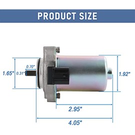 Jetunit Power Shift Control Motor Compatible with 2007-2021 Honda TRX420 FourTrax Rancher TRX500 FourTrax Foreman Replace# 31300-HP5-601, 430-58007