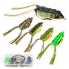 Probite Soft Frog Lures, Topwater Swimbaits for Bass Fishing, Realistic