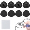 Enhon 8 Pcs Replacement Cleaner Pads Compatible with CarbonKlean Eyeglass