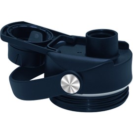 Upgraded Chug Cap for YETI Rambler Water Bottle 12 18 26 36 oz Lid Accessories, Big Handle Spout Cap for Rtic Lid Accessories, Easy to Detach Gasket, Navy