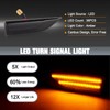 OZ-LAMPE 2 x Black LED Turn Signal Indicator Side Indicator