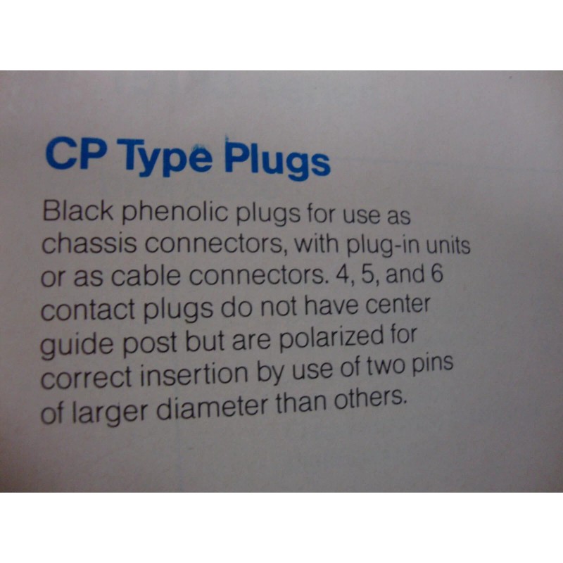 Amphenol 86-CP-7S AMPHENOL 7 PIN MALE PLUG