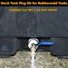 Stock Tank Drain Plug Kit Include 1-1/4" x 3/4" Pipe