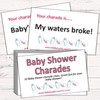 Baby Shower Party Game - Charades (Pink)