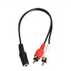 ALINNA 20-Pack 3.5mm Female to 2 RCA Male Stereo Audio