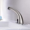Touchless Bathroom Sink Faucet，Automatic Motion Sensor Faucets with 1 Hole