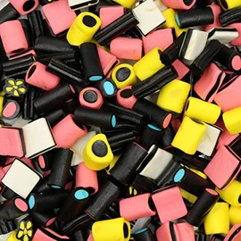 Smarty Stop Licorice Bite Gummy Candy (Allsort, 5 Pound (Pack of 1))