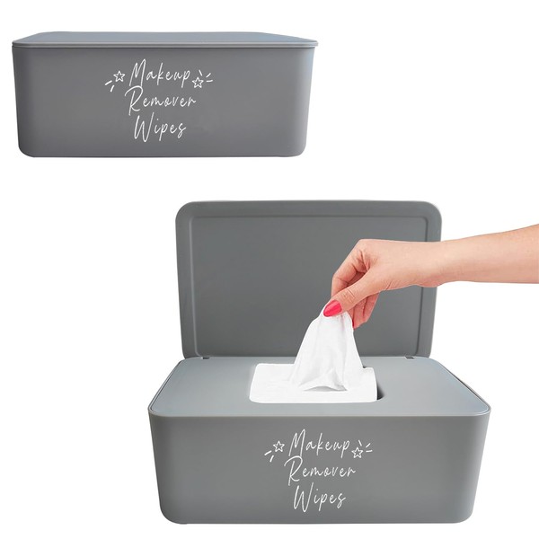 2 Pack Makeup Remover Wipes Dispenser,7.28" L * 4.80" W