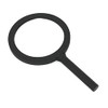 5 Inch 10x Handheld Magnifying Glass - Clear Glass Lens