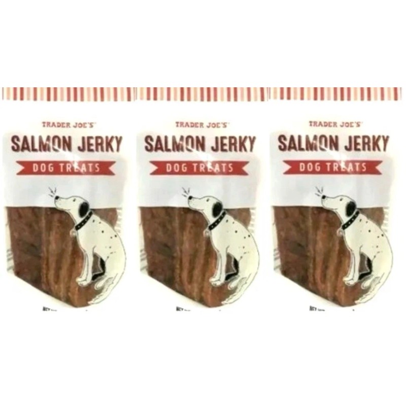 Trader Joe's 3 X Trader Joe’s Salmon Jerky Dog Treats