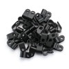 Baomain R-Type Cable Clamp 1/4 Inch Black UC-1 Pack of