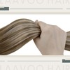LaaVoo Micro Loop Hair Extensions Balayage Light Brown With Platinum