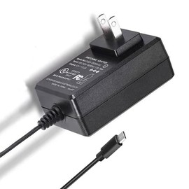 GizMac 5V USBC Replacement Power Adapter for ‎‎FESABOLE ‎F11 2025 Latest 11 inch ‎Android 14 Tablet 18GB+128GB Tablet 5V-USB-C DC5V 5 Volt 5 Volts Type C Power Supply Cord Charger PSU Mains