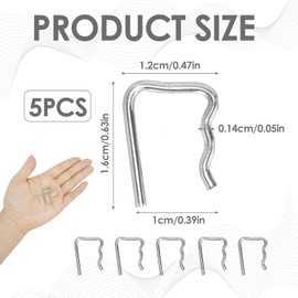 Common Rail Injector Leak Off Retaining Clips, 5pcs Fuel Leak Off Pipe Clips Injector Leak Seal Clamp for Ford Peugeot Citroen Renault VW Volkswagen Jaguar Car Fuel Pipe Kit