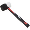 Hilka 62303016 16 oz Double Faced Rubber Mallet, White,black