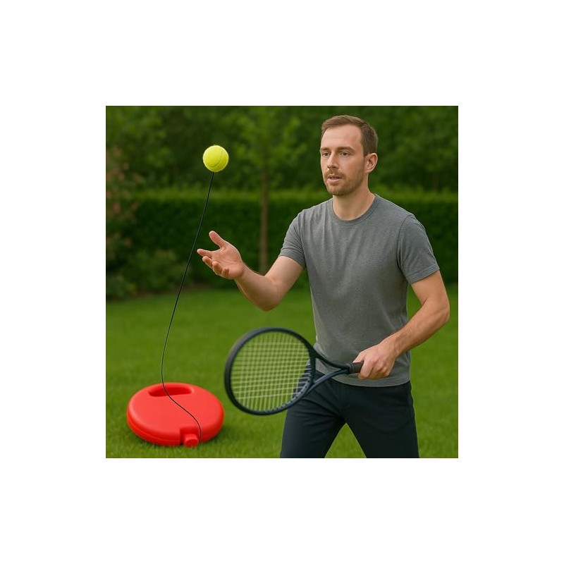 MIJOMA Tennis Trainer Set - Tennis Training Aid with Ball